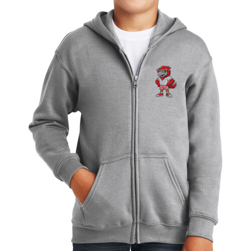 LC - Youth Heavy Blend Full Zip Hooded Sweatshirt Thumbnail